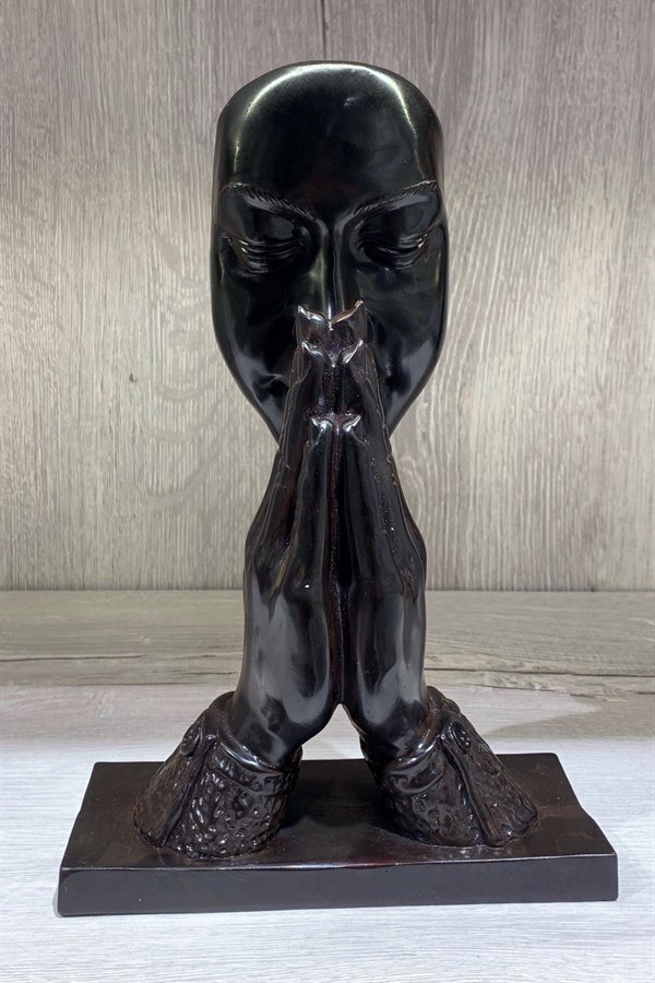 Reçine Maske Dekor - Dilek, Dua (Orta Boy 22 cm) - Miamantra