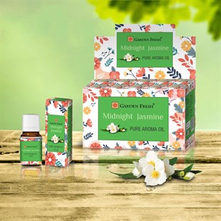 Garden Fresh Midnight Jasmine Buhurdanlık Kokusu - Aromatik Esansiyel Yağ - Miamantra