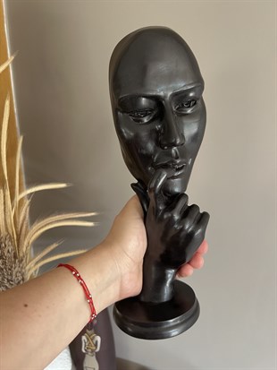 Reçine Maske Dekor - Düşünce - M1 (28 cm) - Miamantra