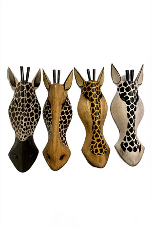 Zürafa Maske Duvar Dekoru (50 cm)